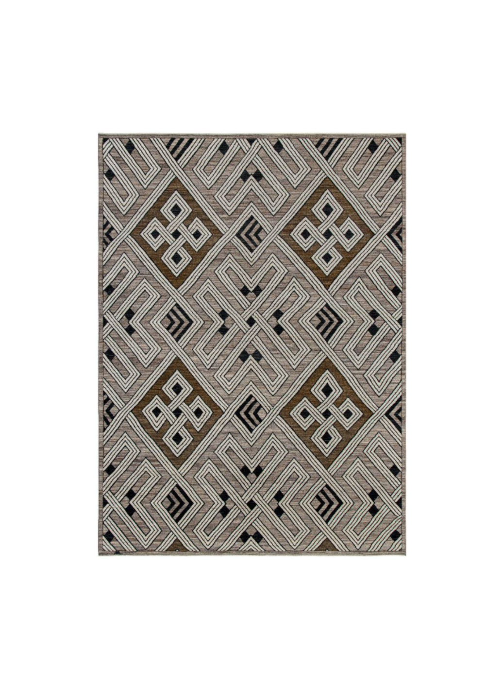 Kuba Collection Area Rug - 10' x 13'8 - 1010 on Orange
