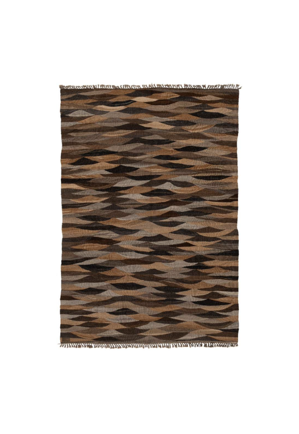 Vintage Kilim Collection Area Rug - 6'6 x 9'6 - 1010 on Orange