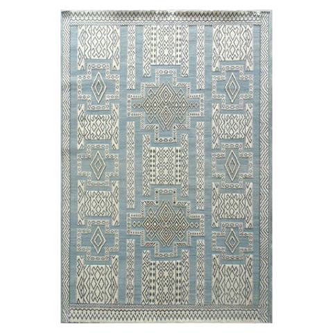 Tuareg Collection Area Rug - 9' x 12' - 1010 on Orange