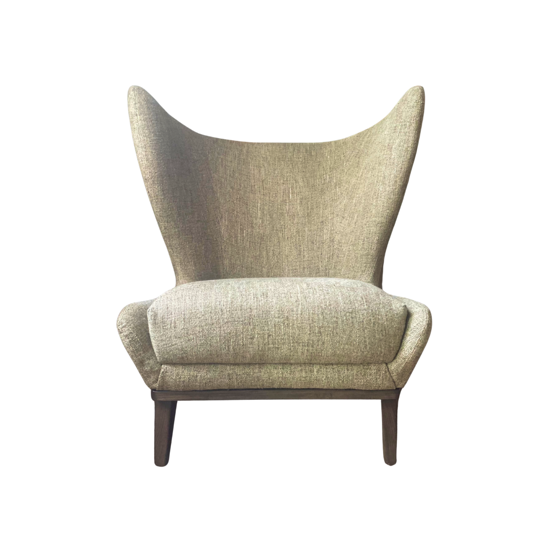 Armless upholstered chair