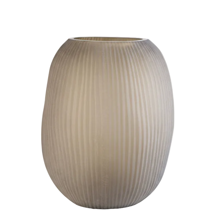 Textured vase on a white background