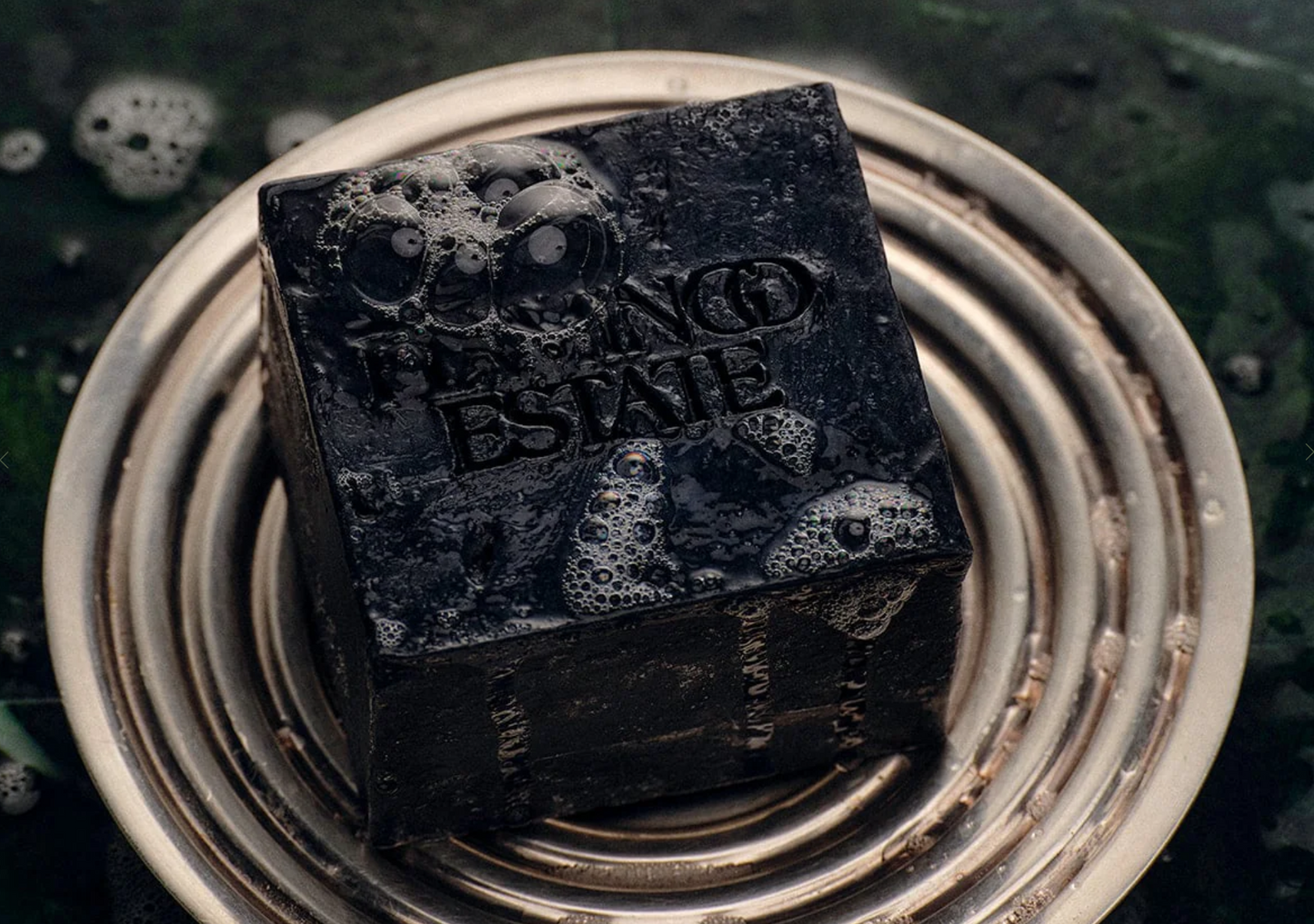 Lavender Activated Charcoal Soap Brick