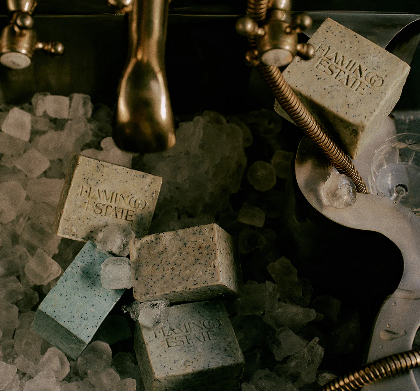 Exfoliating Peppermint Soap Brick