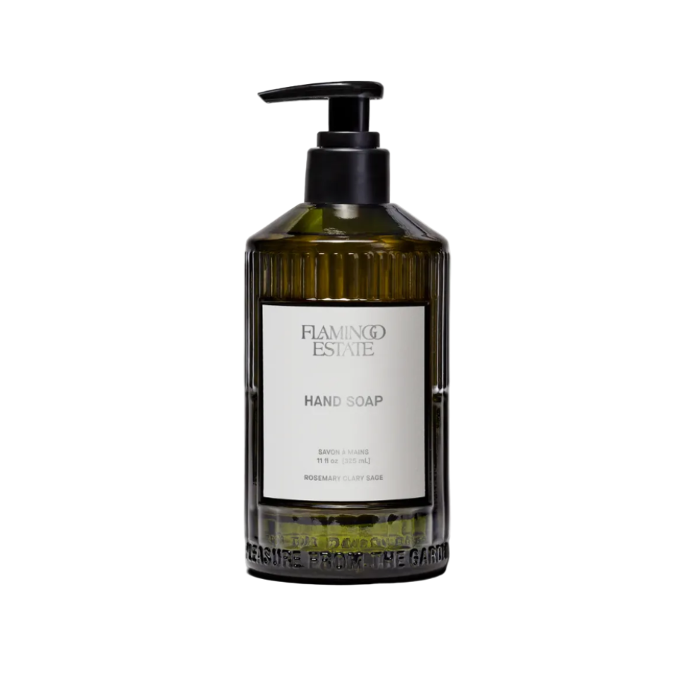 Glass Bottle Rosemary Clary Sage Hand Soap