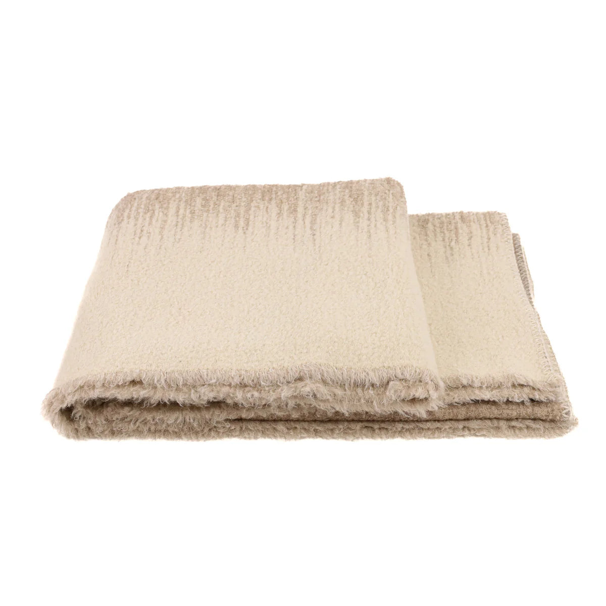 Vasarely Throw White & Charcoal - 1010 on Orange