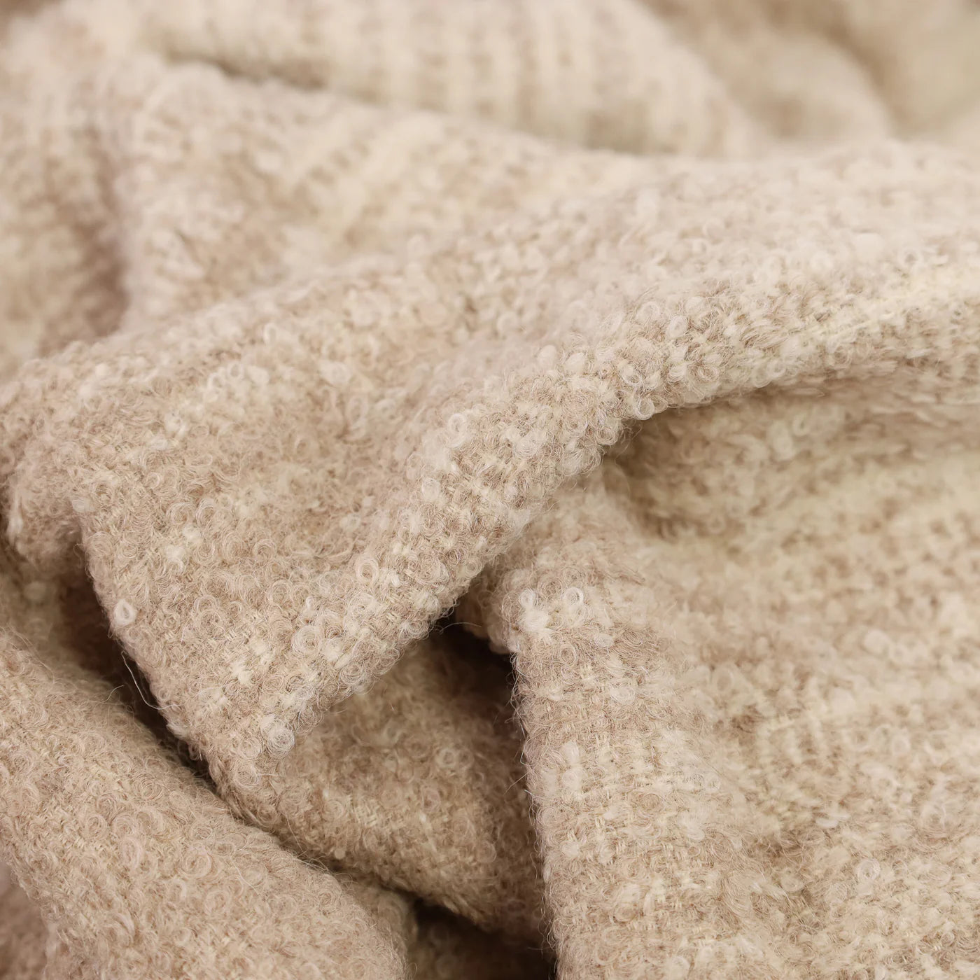 Vasarely Throw White & Charcoal - 1010 on Orange