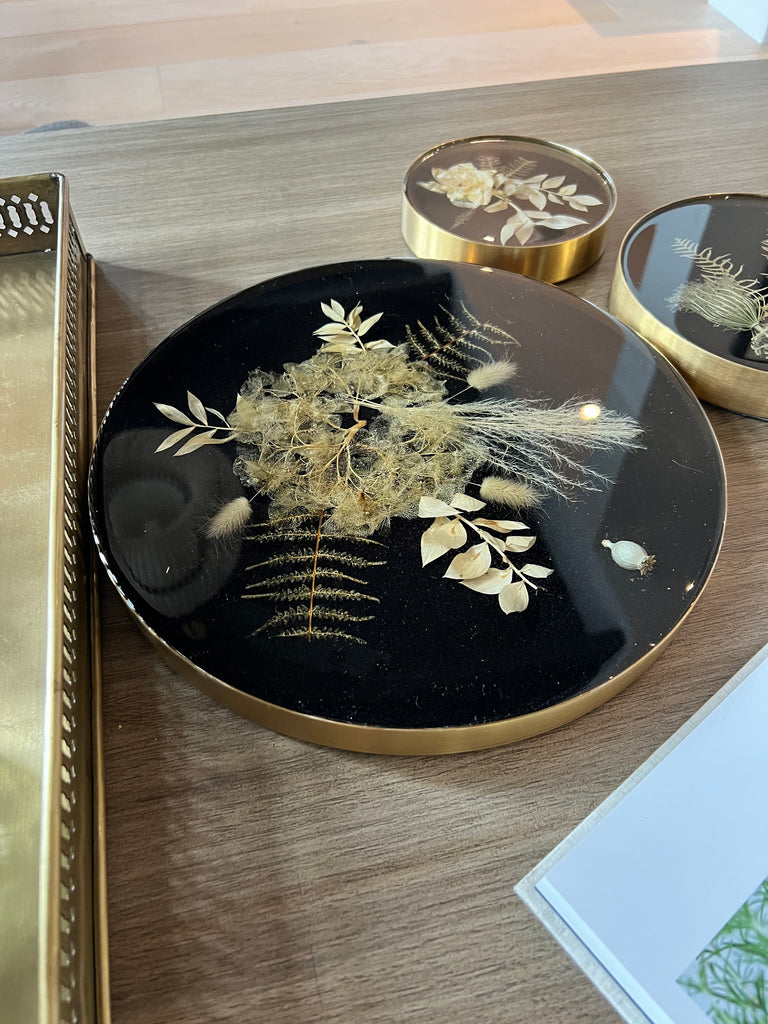 Dried Floral Acrylic Trays, L #4
