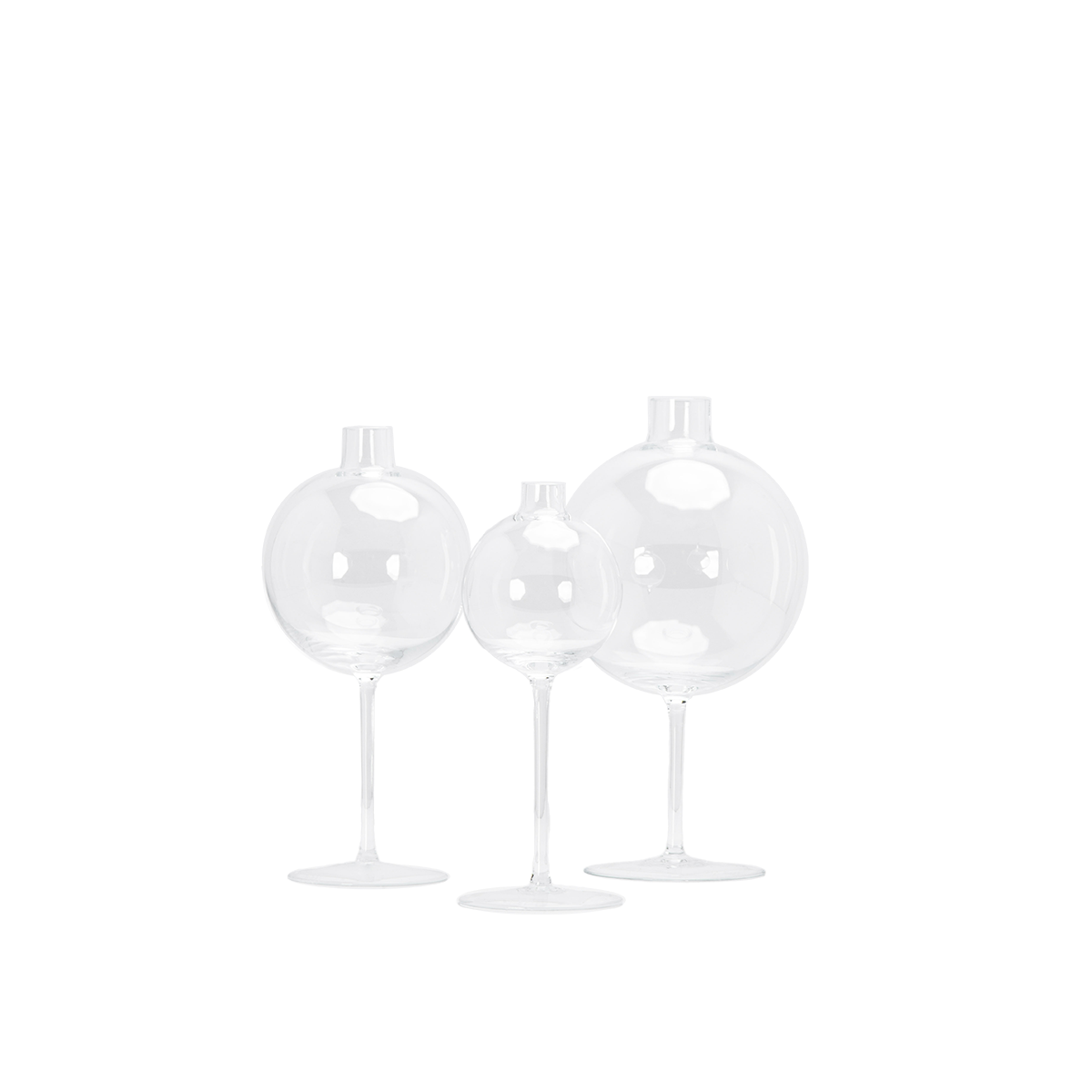 Clear Wine Glasses