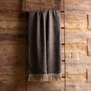 Winters Throw Natural & Gray